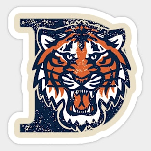 Detroit tigers vintage Sticker